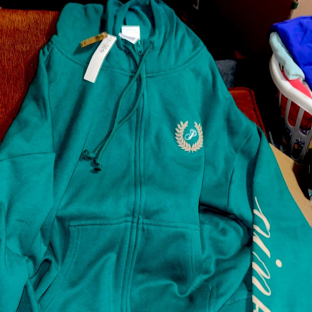 PINK hoodie (green)